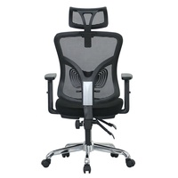 Chaise de bureau exécutive moderne à dossier haut, meilleure chaise de bureau ergonomique en maille avec appui-tête