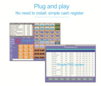 Système de point de vente tactile tout-en-un de 10.1 pouces/terminal de point de vente compact/caisses enregistreuses avec caisse, affichage client, imprimante