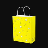 Sac d'emballage alimentaire de livraison de logo imprimé personnalisé sac de nourriture à emporter sacs en papier kraft de restaurant