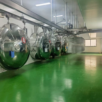 Laboratoriumvriesdroger compact voor het drogen van kleine batches van frambozen, perziken en tomaten