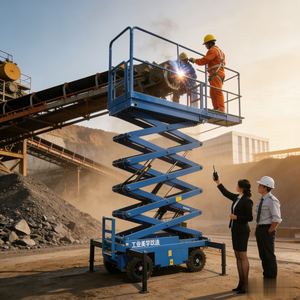 Plataforma Elevadora de Tijera Eléctrica para Exteriores con Certificación CE, Elevador de Construcción para Uso Doméstico, Nueva Mesa Elevadora de Metal - Product Image 4