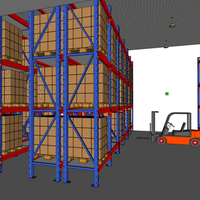 Système de rayonnage à palettes robuste pour atelier, système de rayonnage de stockage d'entrepôt, rayonnages industriels pour centre de distribution de détail