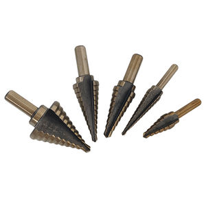 Aluminum Case Packing 5pcs Hss Cobalt Titanium Multiple Hole 50 Sizes <b>Stepped</b> Drill Bits Set - Product Image 6
