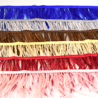 Vente en gros d'usine : Garniture décorative en plumes d'autruche blanches, grises et argentées pour vêtements féminins – Prix abordable