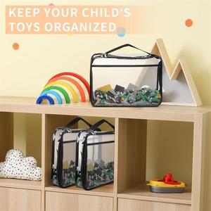 Rangement de jouets Solution pratique pour les jouets Organisateurs de jouets <span class=keywords><strong>Lego</strong></span> et organisateurs de stockage Grand paquet de 3 - Product Image 4