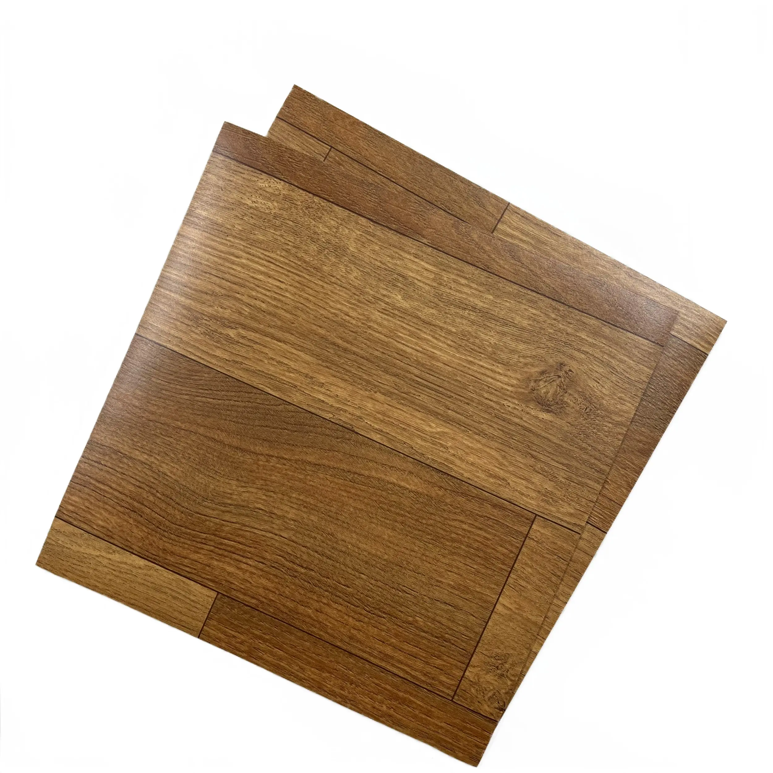 Revêtement de sol en vinyle contemporain au design élégant PVC à la mode avec traitement de surface parquet pour intérieurs tendance