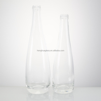 Offre Spéciale – Bouteille en Verre Super Flint en Forme de Goutte de 330 ml (11 oz) pour Eau Minérale, Eau Gazeuse et Boissons Carbonatées avec Bouchon ROPP de 28 mm