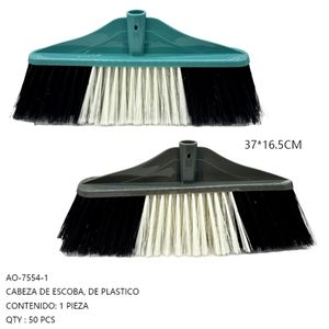 CASAMAX WL AO-7554-1 Escoba de Plástico 37x165cm con Cabezales de Cerdas, Lujosa, Ecológica, Elegante, Duradera, Moderna, Creativa y Sofisticada - Product Image 1