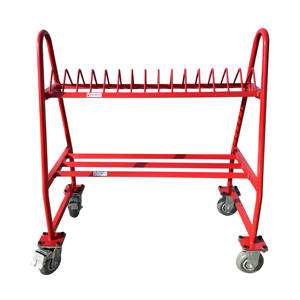 Chariot de stockage en acier mobile de javelot de haute qualité avec roues de verrouillage en acier pour équipement sportif - Product Image 3