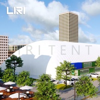 Tente de Sport gonflable géante en Arc, avec Structure Membrane, dôme d'air, pour piscine