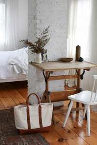 กระเป๋าผ้าแคนวาสสำหรับผู้หญิงขนาดใหญ่มีสายรัดหนาออกแบบโลโก้ได้ตามต้องการสไตล์ญี่ปุ่น - Product Image 3