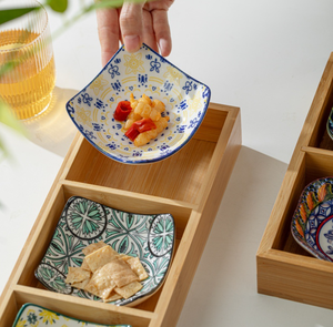 Ceramic Fruit-Shaped Serving <b>Plates</b> Handpainted Novelty Dish Set for Party <b>Snacks</b> and Desserts - Product Image 6