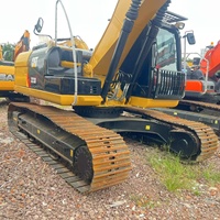 Excavatrice sur chenilles hydraulique d'occasion Caterpillar Cat323D Cat323DL Cat323D2L 23 tonnes en bon état à vendre à prix abordable