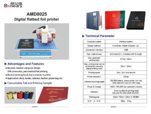 Máquina de Estampado en Caliente 8025, Máquina de Impresión por Transferencia Digital para Cuero, Papel, Plástico, Impresión de Cajas de Regalo, Piezas de Repuesto para Impresión - Product Image 5