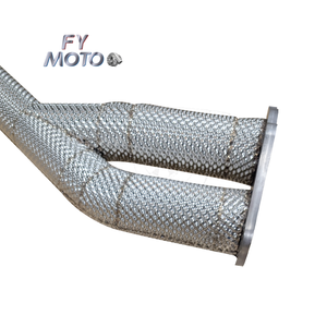 Tuyau d'échappement en alliage de titane avec bouclier thermique pour Porsche 718 GT4 / GTS / <span class=keywords><strong>Spyder</strong></span> - Product Image 5