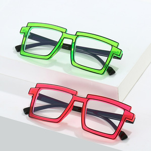 TR5207 New Arrival Fashion Color <strong>Cartoon</strong> Square Optical Anti-blue Glasses Women Vintage Eyeglasses Frame for Female <strong>Spectacles</strong> - Product Image 6