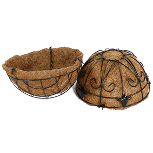 Panier à fleurs suspendu artificiel pour la décoration intérieure et extérieure du jardin, pot de fleurs suspendu - Product Image 5