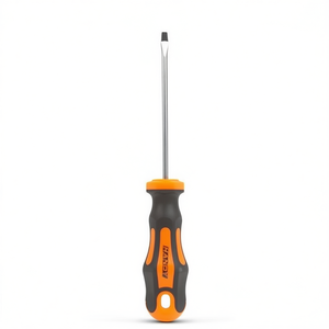 Flat <b>Screwdriver</b> 4.0x100 Mm With Orange Handle For <b>Precision</b> Repair Tasks - Product Image 2