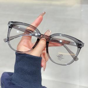 Montura de gafas ópticas retro Tr22267 para mujer y hombre, tamaño mediano, anti luz azul, unisex, montura redonda con lentes de PC - Product Image 4