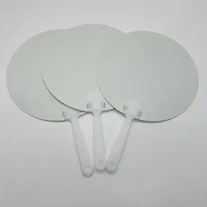 Özel yeni plastik Pvc kalp şekli özel plastik el fanı özel şekil plastik Fan