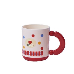 Creative Children's Mouthwash Cup Cartoon Pattern Break Resistant Single Holder Strawberry Red - Product Image 1