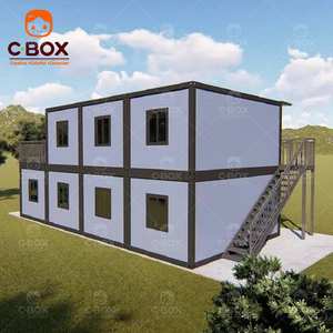 Cbox Bâtiments Modulaires Préfabriqués Démontables pour Dortoirs de Travailleurs, Bureaux de Chantier en Panneaux Sandwich, Maisons Conteneurs Mobiles en Gros - Product Image 5