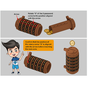 Rompecabezas de bloqueo de combinación <span class=keywords><strong>Da</strong></span> <span class=keywords><strong>Vinci</strong></span> clásico ingenioso con mecanismo Vintage para niños adultos juegos de rompecabezas regalos educativos - Product Image 4