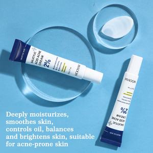 Crema de ácido salicílico Reparación de la piel facial Aclaramiento Ácido hialurónico Crema para eliminar el acné Productos para el cuidado de la piel Crema facial - Product Image 2