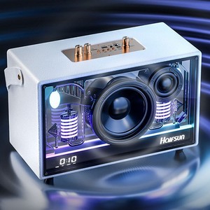 Halfsun <b>Speaker</b> 380W High Power Outdoor Karaoke Stereo With <b>Microphone</b> White - Product Image 1