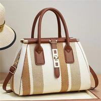 Sacs à main pour femmes, mode féminine, sacs à main classiques haut de gamme, grande capacité, bandoulière simple, en PU, ouverts, à porter sur l'épaule, pour un usage quotidien, toutes saisons