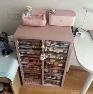 Beauty Salon Nail Shop Drawer Storage Cabinet Color Nail Polish Cabinet Display Shelf for Nail Salon in Cheap Price - Product Image 1