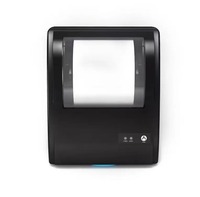 Stiker kode batang, hitam dan putih Desktop penerimaan termal Label Printer ponsel dengan pengupasan otomatis produk kertas termal