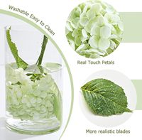 IB9005 Usine Populaire Vente Directe Real Touch Mutil-couleur Hortensia De Noël Real Touch 50 cm Hortensias Hortensia Artificiel