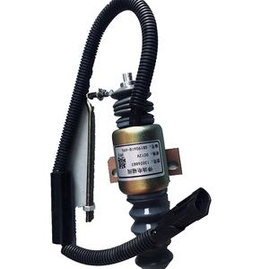 Brandstofmotor Uitgeschakeld Magneetventielstopsolenoïde 12V 13026882 13026697 Wiellader Reserveonderdelen - Product Image 1