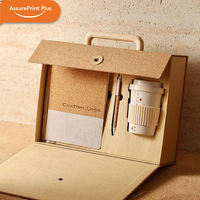 Carnet A5 à couverture rigide en grains de café recyclés, coffret cadeau, 100 feuilles, journal personnalisé avec logo, stylo, tasse à café, cadeau d'affaires