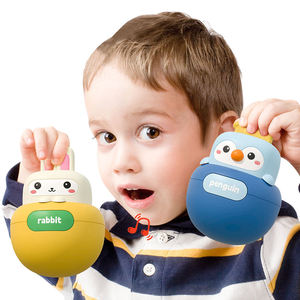 Jouet à bascule pour bébé en silicone breveté, qualité alimentaire, cloche à vent pivotante à 360 degrés, coordination œil-main, cadeau de dentition pour nourrisson - Product Image 2