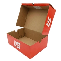 Boîte à chaussures pliable en papier kraft écologique et recyclable, emballage cadeau personnalisable pour vêtements, chaussettes, fourrure faite à la main