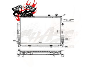 AUTO AUTO KÜHLER FÜR MERCEDES-BENZ 400SE 400SEL 500SEC 500SEL 600SEC 600SEL 92-93 CL500 <span class=keywords><strong>CL600</strong></span> 98-99 S420 S500 S600 94-99 - Product Image 6
