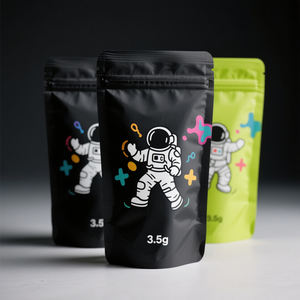 Paquets Cali imprimés personnalisés anti-odeur sacs en mylar à fermeture éclair 1g 7g 28g emballage d'herbes à biscuits personnalisé 3.5 sacs en mylar exotique - Product Image 6