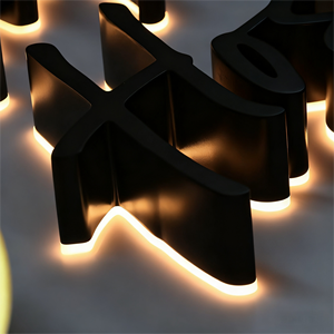 Lettres en acrylique 3D rétroéclairées personnalisées Cadre en acier inoxydable illuminé par LED IP65 étanche pour les enseignes de magasin d'hôpital d'entreprise Logo - Product Image 4
