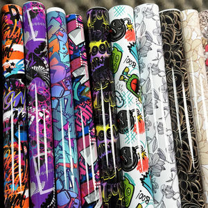 Film vinyle autocollant NIKO motif graffiti dessin animé pour voiture, moto, vélo – Film de protection DIY, autocollants pour habillage, accessoires auto - Product Image 3