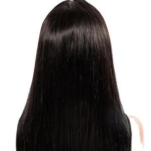 Perruque complète en cheveux naturels 13 * 4, lisse, avec dentelle frontale, perruque en cheveux humains - Product Image 6