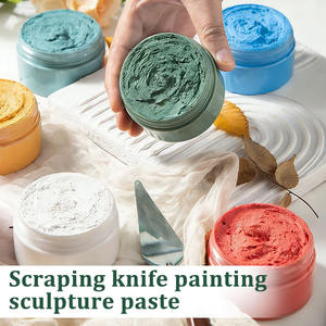 Pâte à modeler acrylique 450g Pâte à modeler acrylique haute densité Pâte à modeler pour la texture et l'épaisseur Couleur Acrylique <span class=keywords><strong>Auxiliaire</strong></span> - Product Image 2