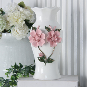 Jarrón de Cerámica Estilo Art Deco Europeo, Decoración Minimalista para el Hogar, Sala de Estar, Mesa de Comedor, Bodas y Celebraciones - Product Image 5