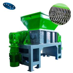 <span class=keywords><strong>Sevenstars</strong></span> GL800 modelo 500 kg/h máquina trituradora de doble eje para tambores grandes de HDPE PP cesta barril azul a la venta - Product Image 4