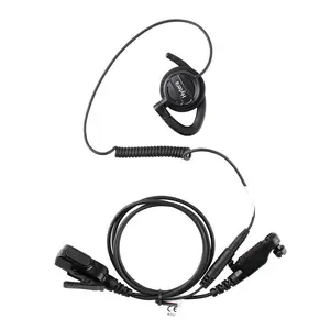 Auriculares Hytera PD680 walkie-talkie serie EHN20 X1 impermeables (IP54) auriculares ajustables para colgar en la oreja para PD600 X1p X1e