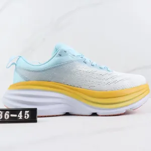 Scarpe da Corsa Unisex Bondi 8 di Alta Qualità per Uomo e Donna, Sneakers Nere con Ammortizzazione per Maratona, Resistenti all'Usura e Traspiranti - Product Image 4
