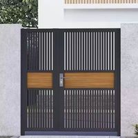 Fabrieks prijs moderne aluminiumlegering elektrische hoofdingang schuifpoort met cantilever ontwerp voor huizen
