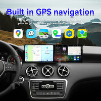 Lecteur multimédia automobile ZWNAV double écran 9,1 pouces pour Mercedes-Benz GLA Classe A CLA 2013-2015, système audio radio GPS Android