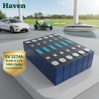 Cellule de batterie LiFePO4 prismatique OEM 3,2 V 127 Ah de qualité A pour applications solaires, véhicules électriques, systèmes de stockage d'énergie (ESS), voiturettes de golf et applications marines